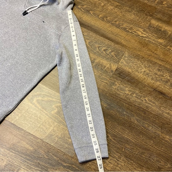 Vineyard Vines Womens Medium Gray Mock Cowl Neck Pullover Fleece Sweatshirt - Picture 6 of 10